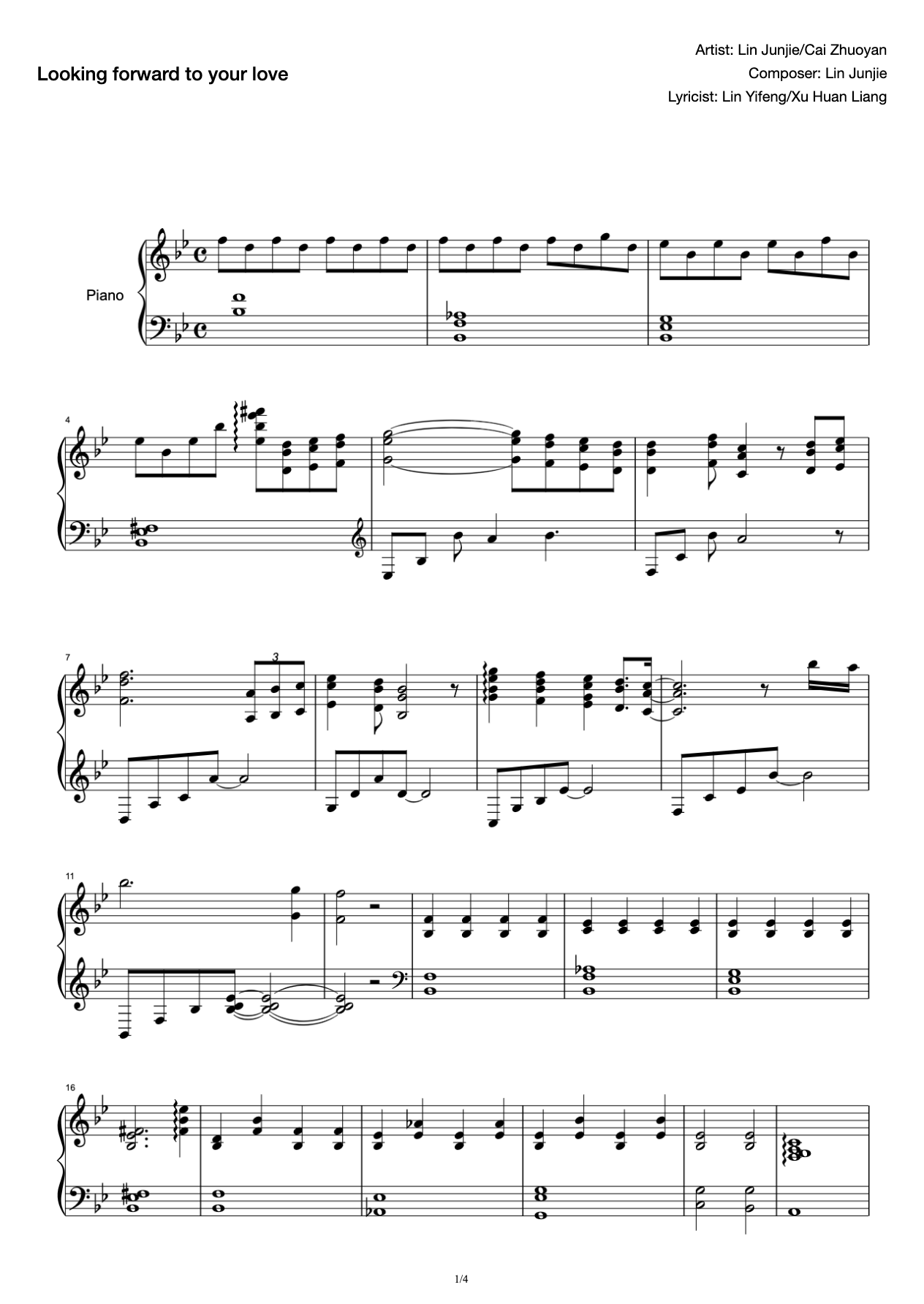 Looking forward to your love-playing and singing score-accompaniment preview