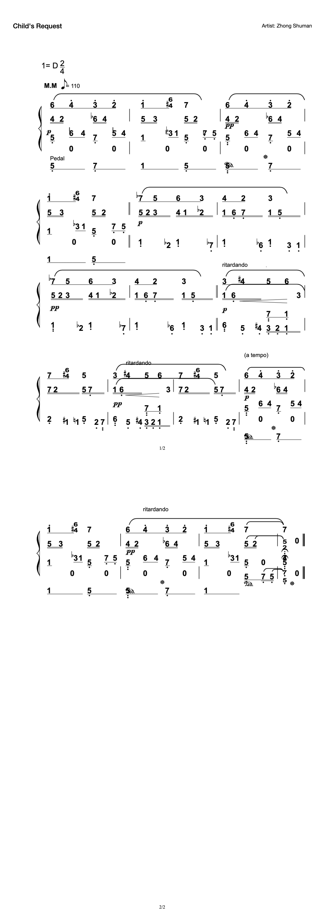 Child's request.-Op. 15 No.4 preview