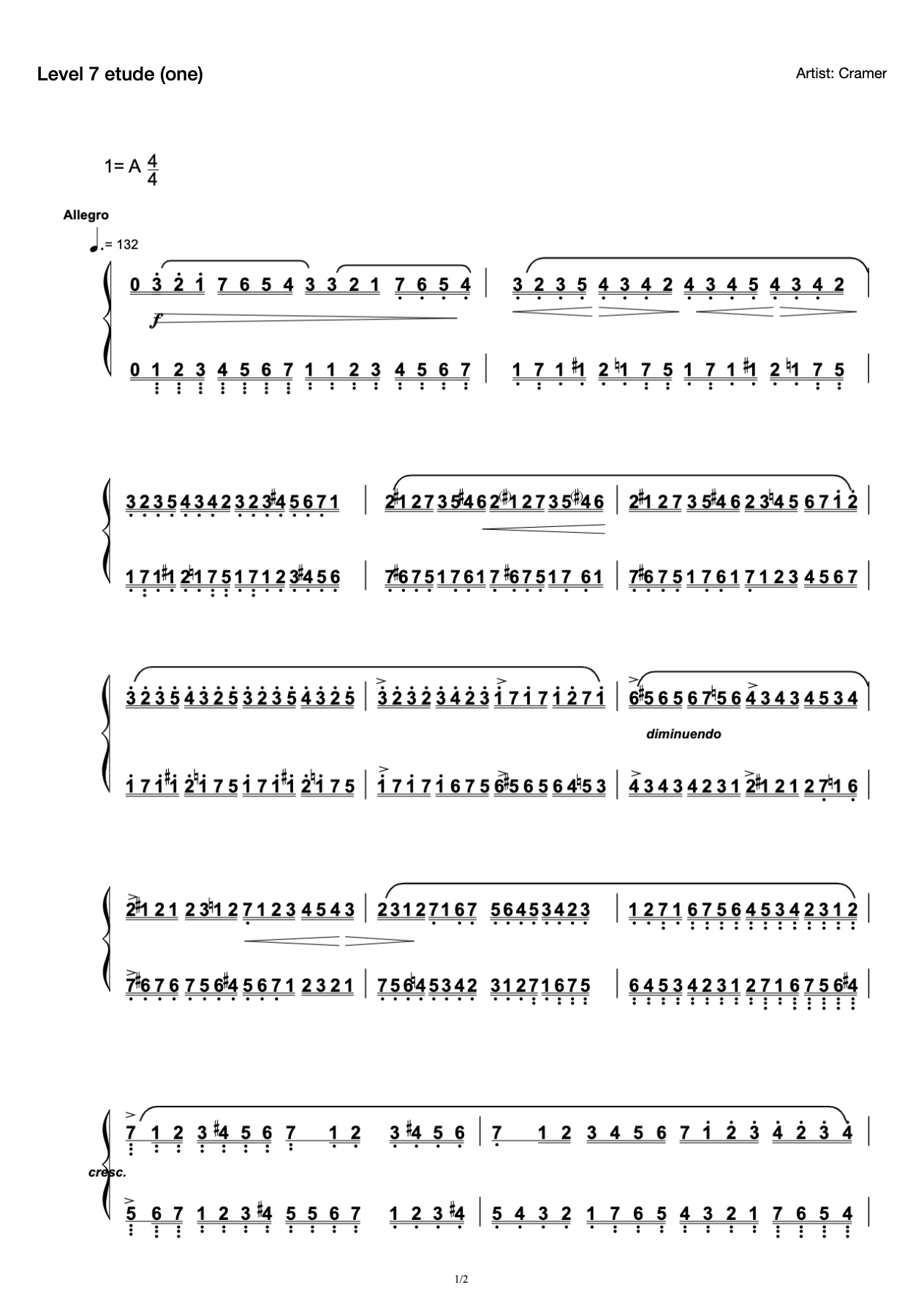 Level 7 etude (one) preview