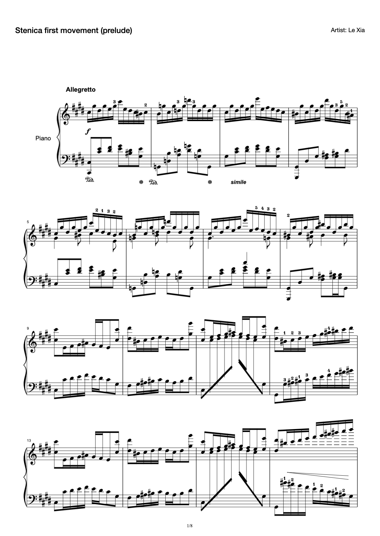 Stenica first movement (prelude) preview