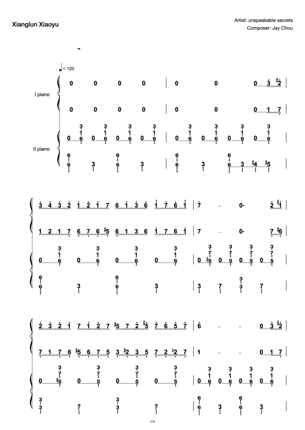 Can't say the secret four-hand combination (non-cross hand, simple version) preview