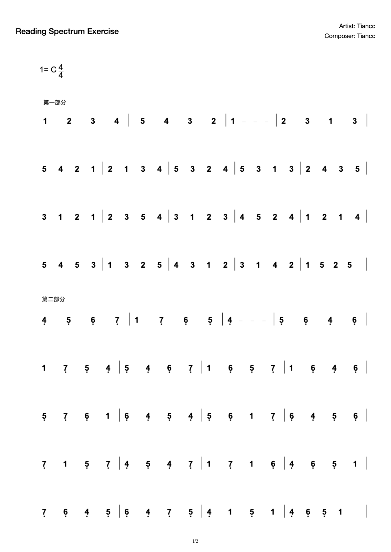 Special for the teaching of "Reading Spectrum Exercise" preview