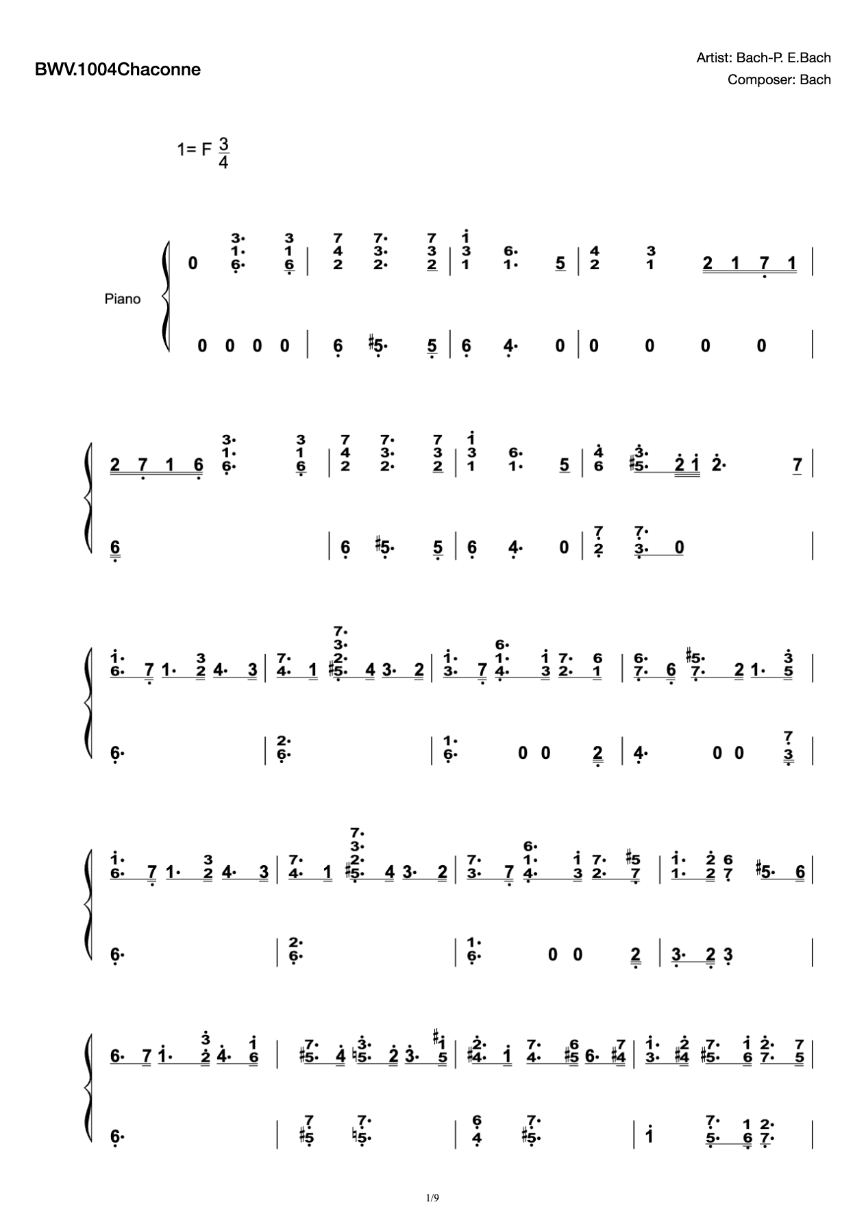 BWV.1004Chaconne preview