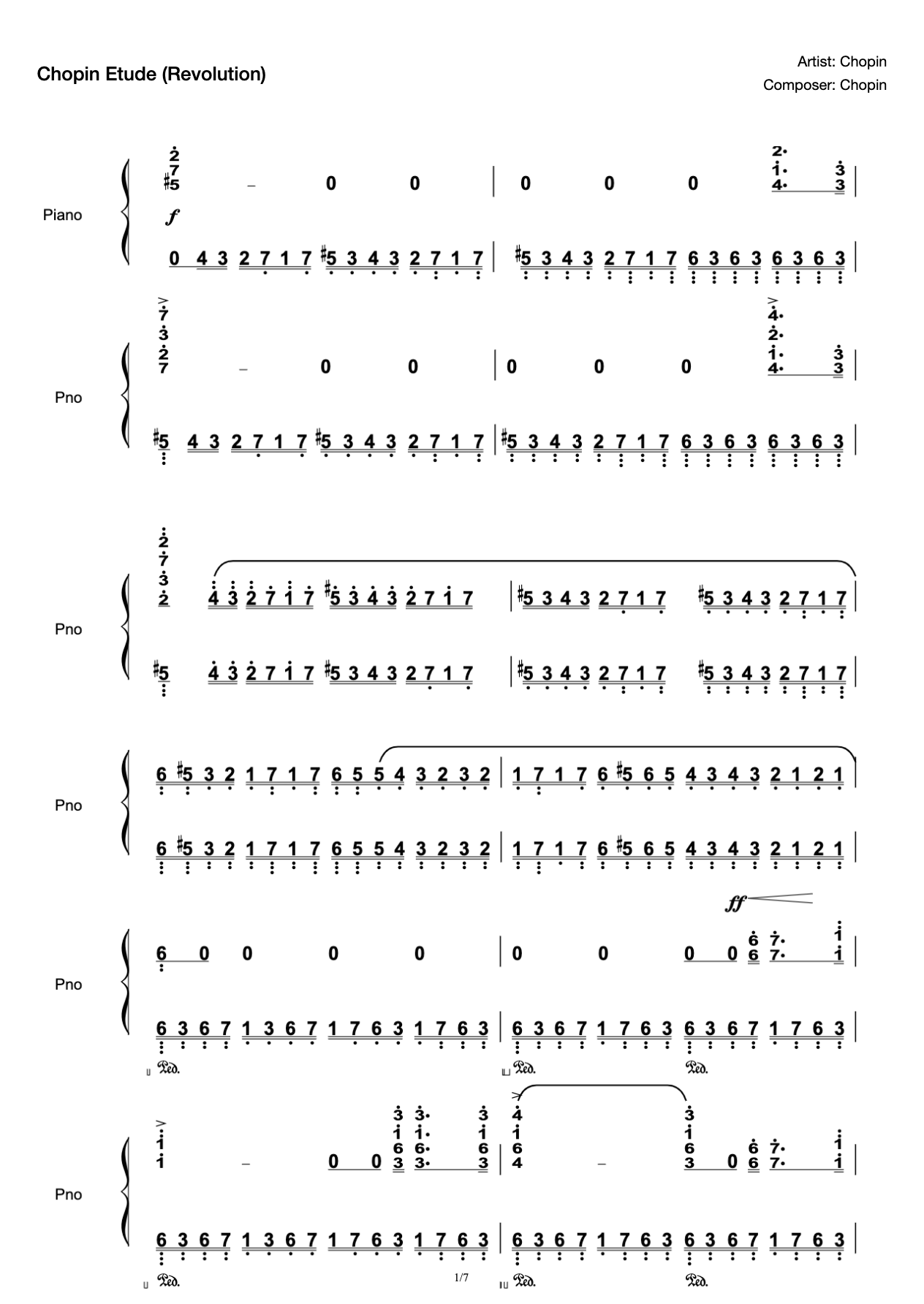 Revolutionary Etude Op. 10, No.12 preview