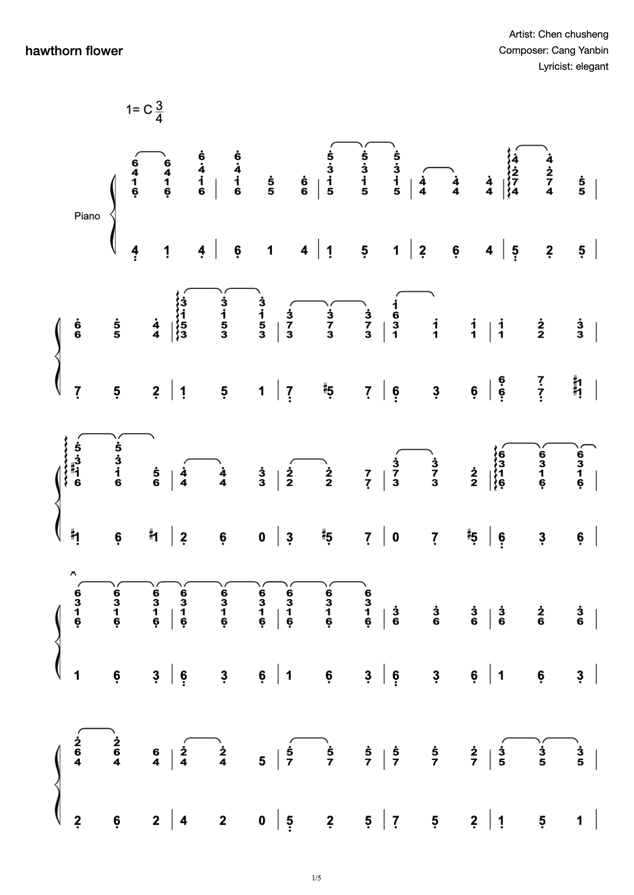 Hawthorn Flower (theme song of the movie "Hawthorn Tree Love") preview