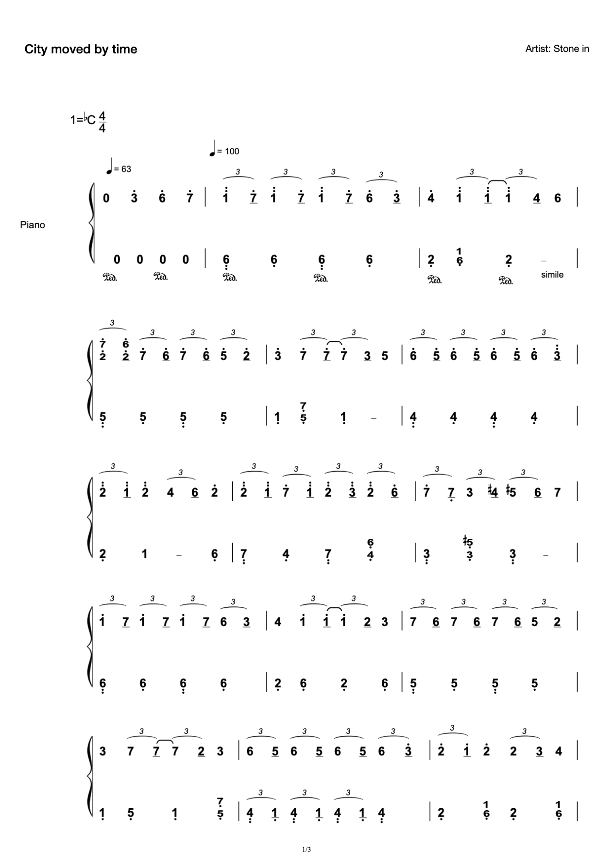 Piano Music of the Night-The City Moved by Time (New by Shi Jinxin) preview