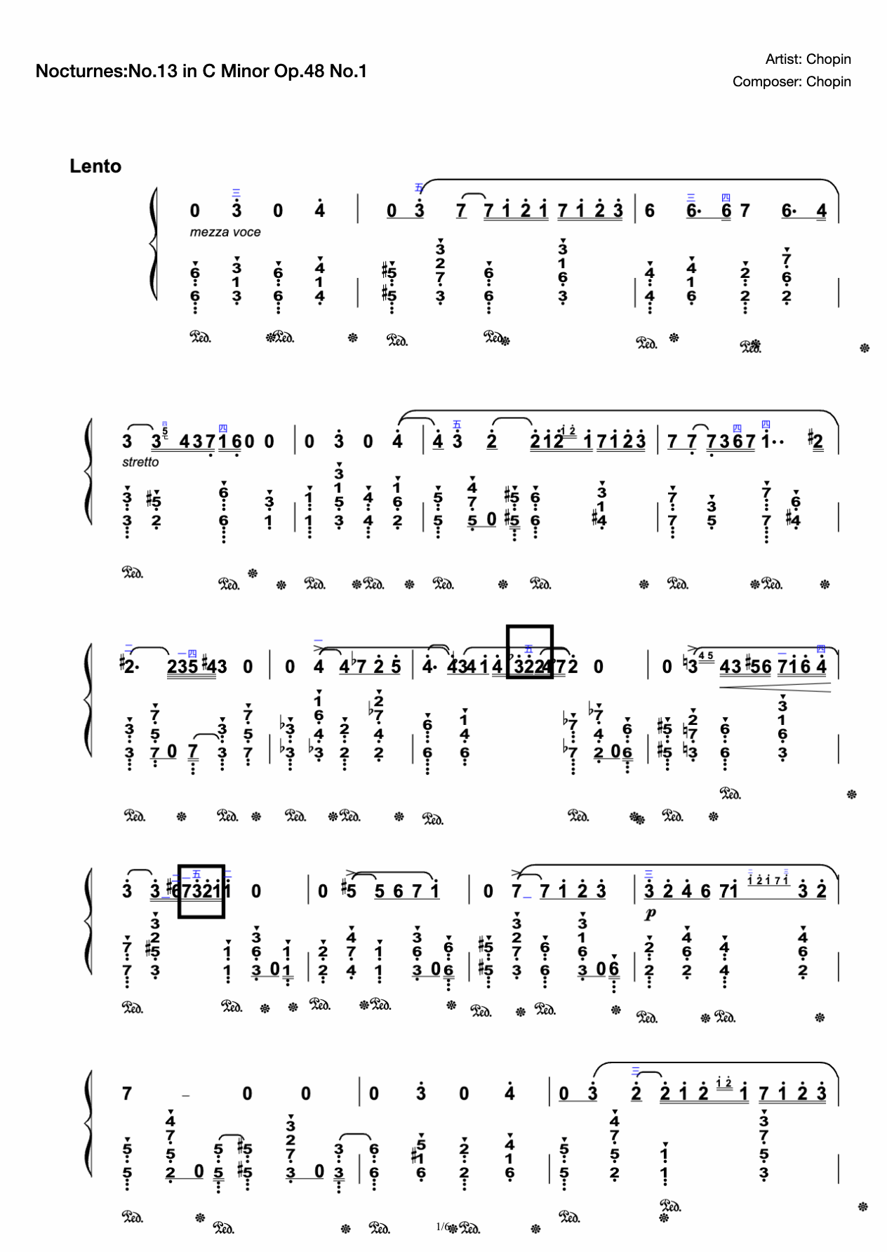 Nocturnes:No.13 in C Minor Op.48 No.1 preview