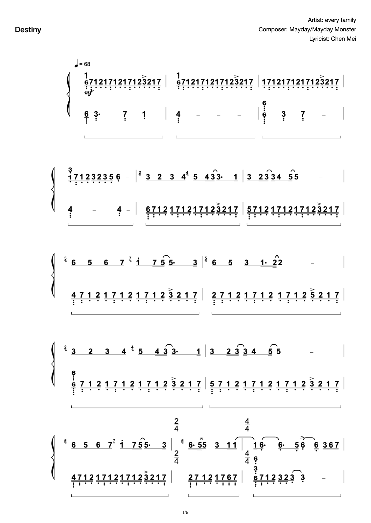 Family's "Destiny" Highly Restored-Original Tone-Cuppix Distribution preview