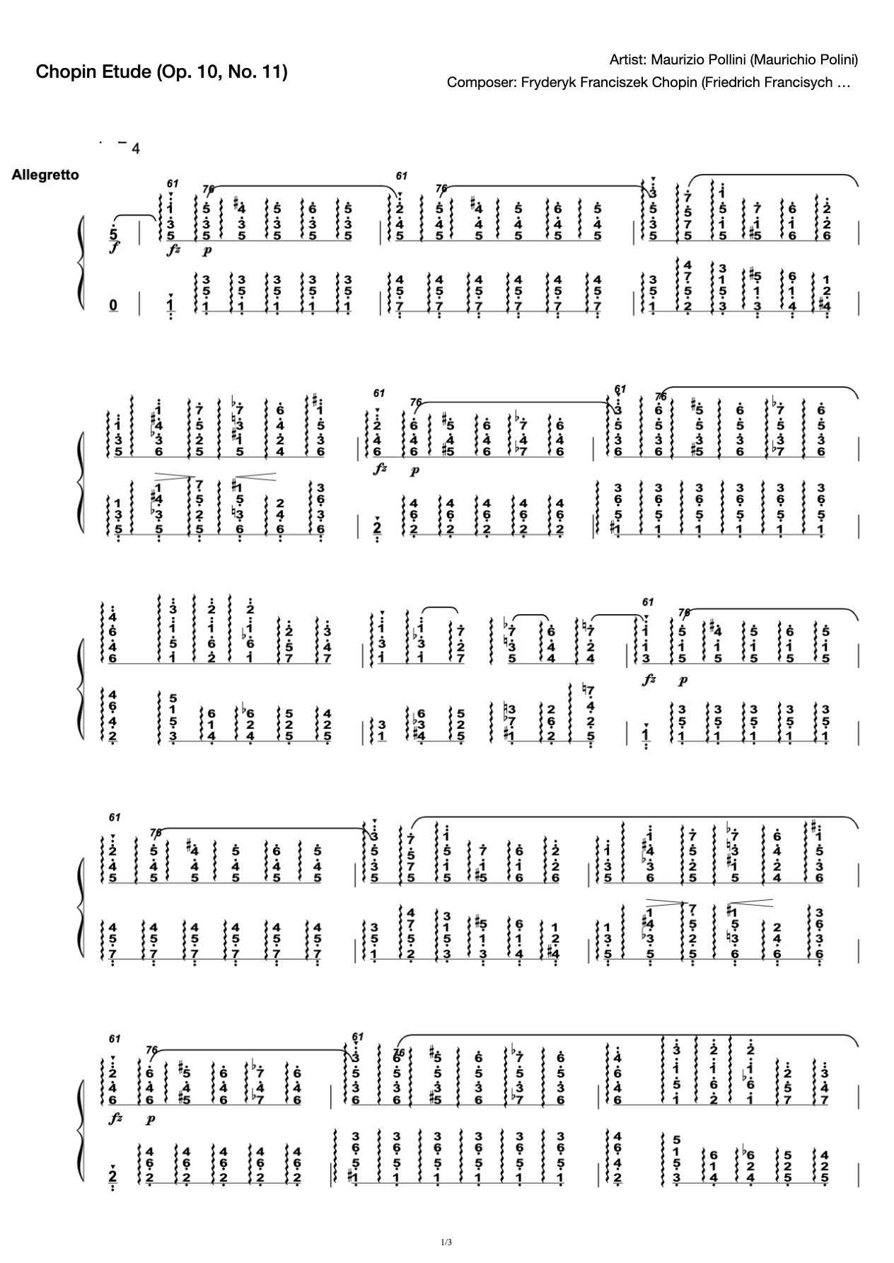 Etude Op. 10 No. 11-Chopin Etude preview