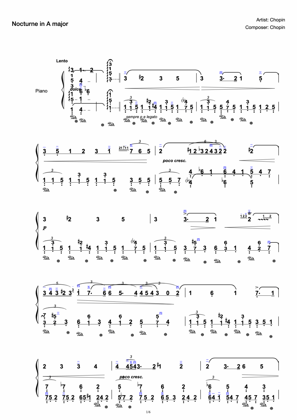 Nocturne in A major NO.10 -- Chopin preview