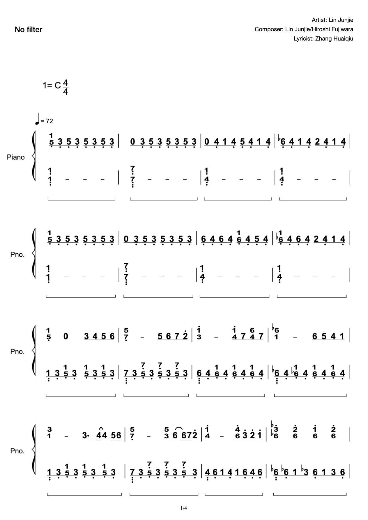 No Filter Piano Spectrum Full Version No Filter preview