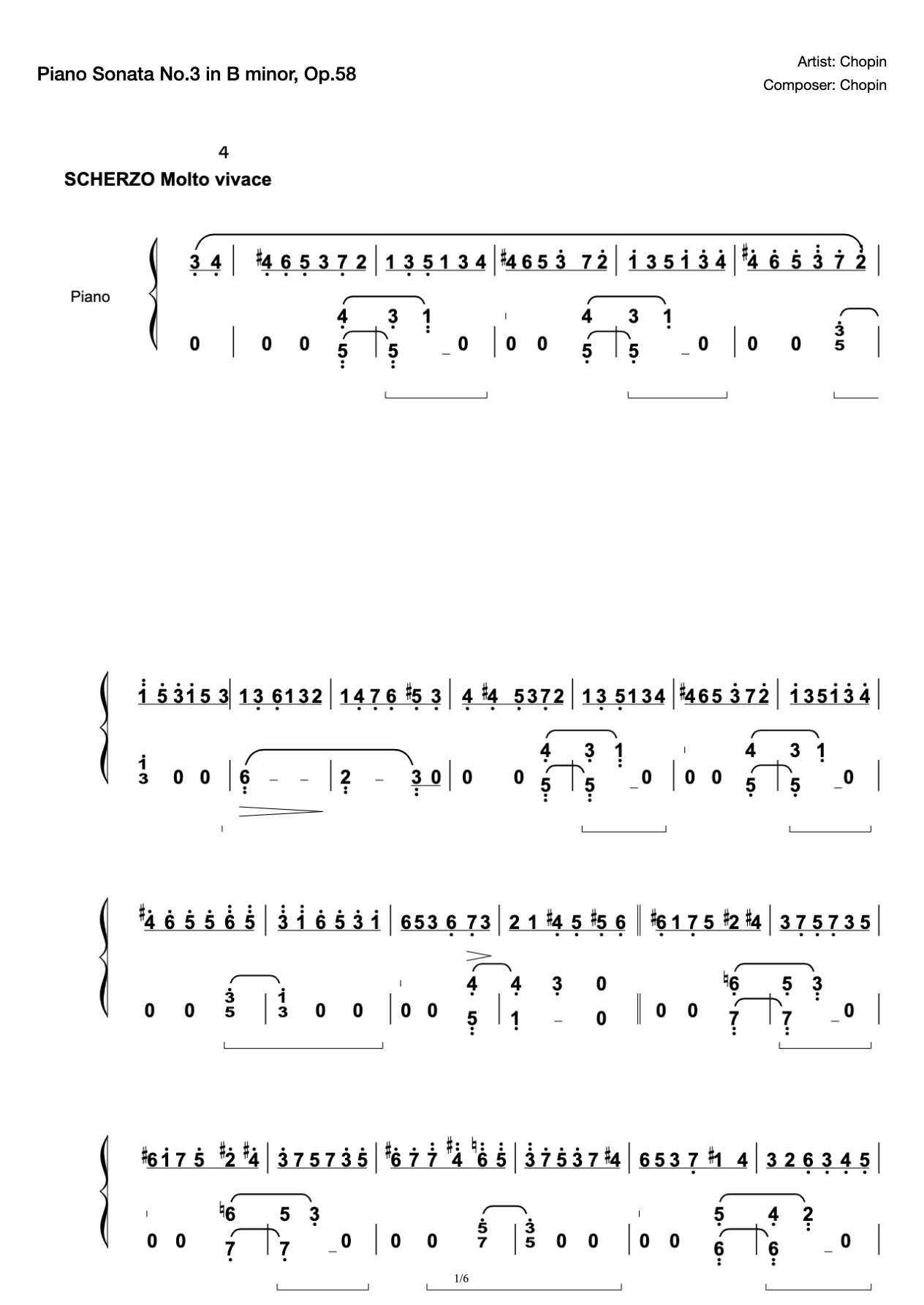 Piano Sonata No.3 in B minor, Op.58 preview