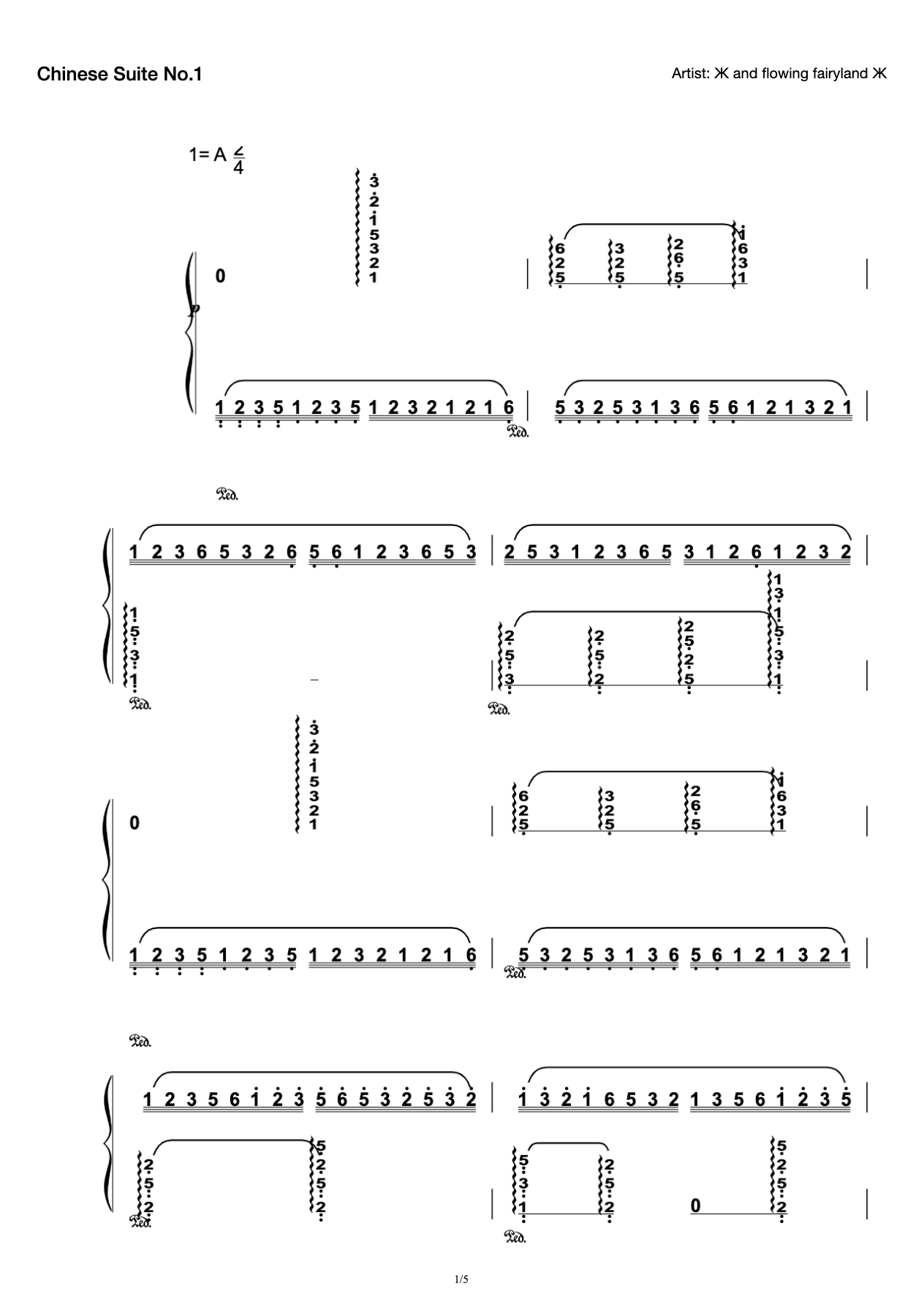 Chinese Suite No.1 preview