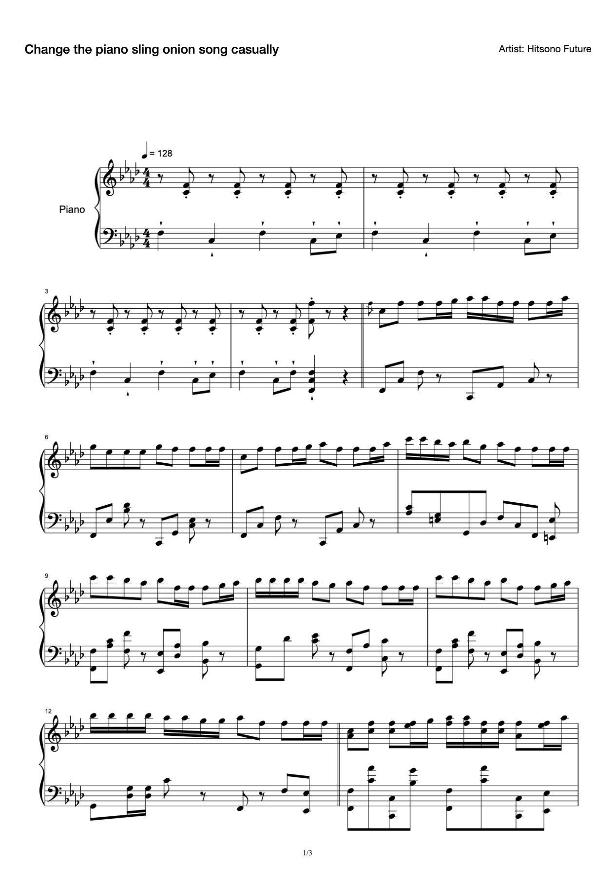 A casually changed piano sling song (ah first draft) preview