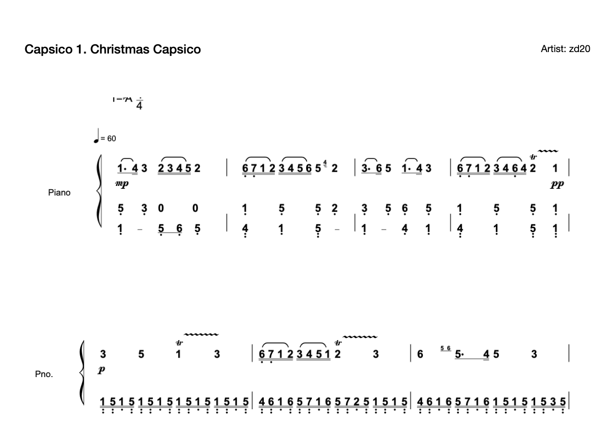 Capsico 1. Christmas Capsico preview