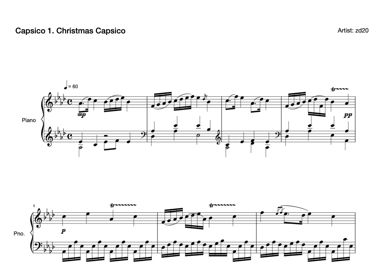 Capsico 1. Christmas Capsico preview