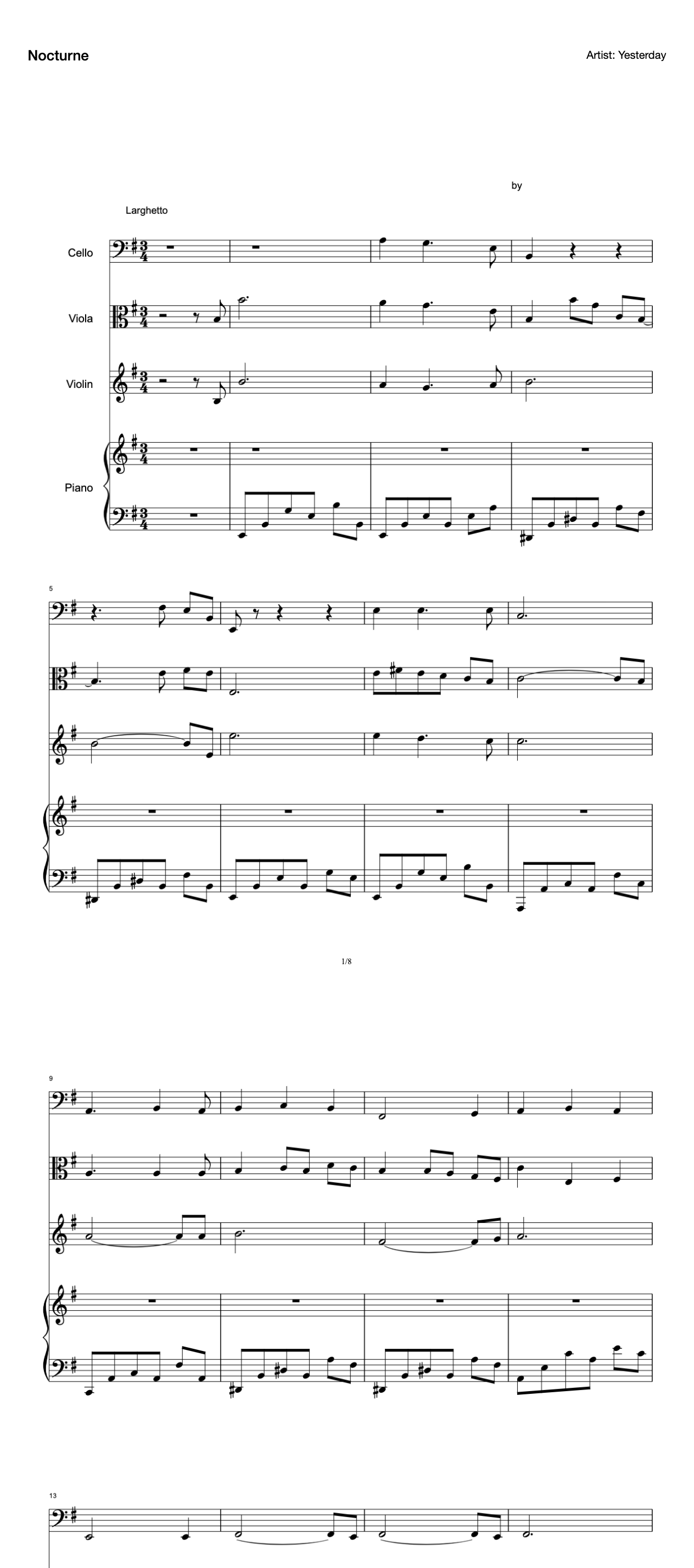 Nocturne-Sum Score-Original preview