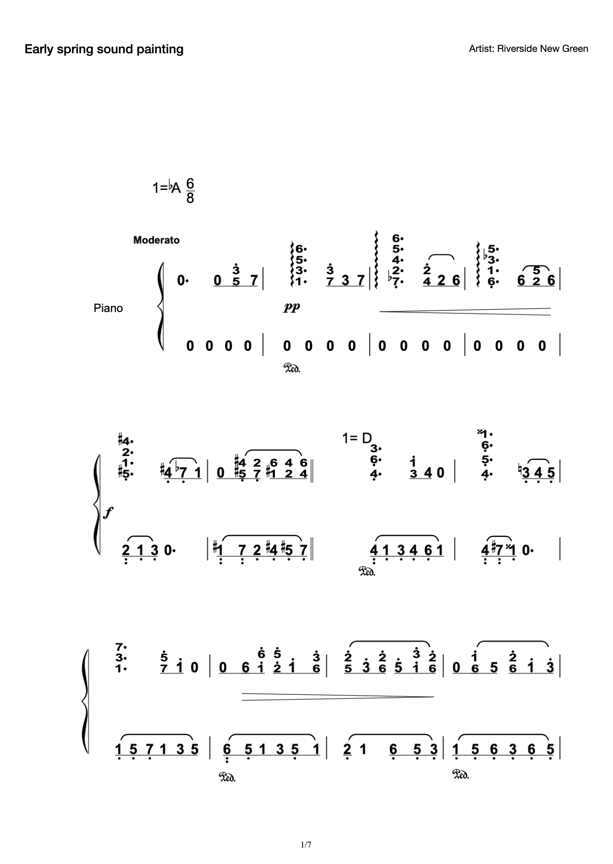 Impression Essay No. 5 [Early Spring Music and Painting]] preview