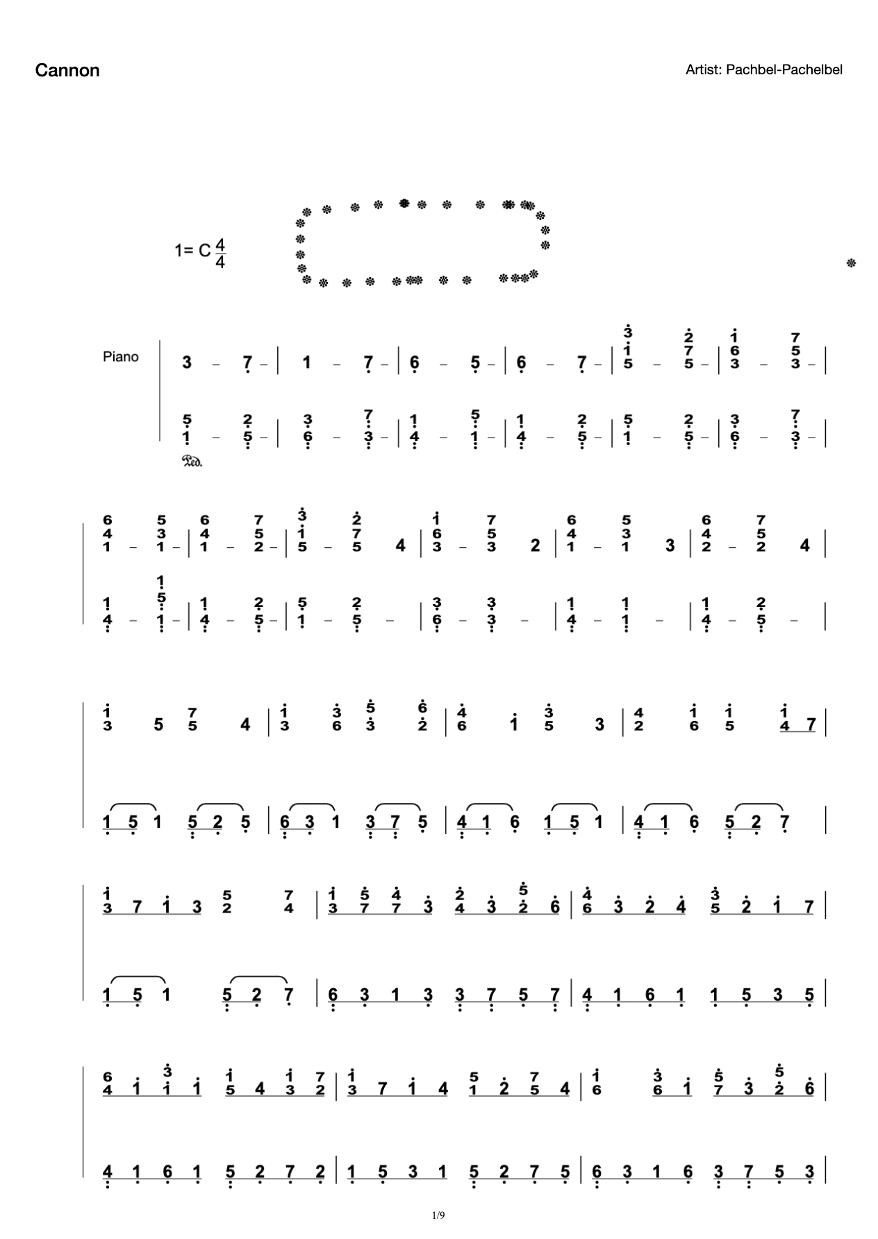 Cannon-(Simple Chord Version) preview