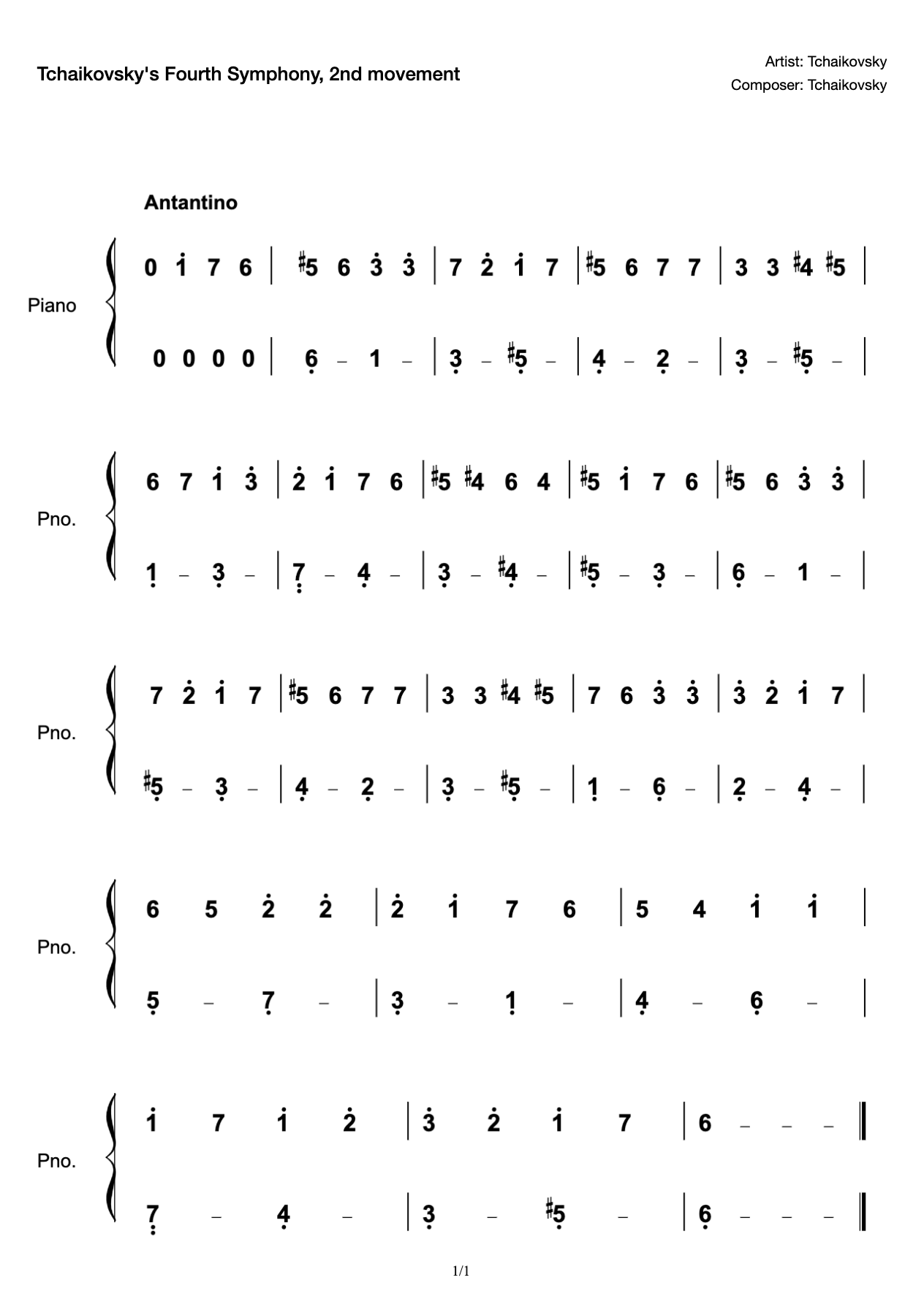 The second movement of Tchaikovsky's Fourth Symphony preview