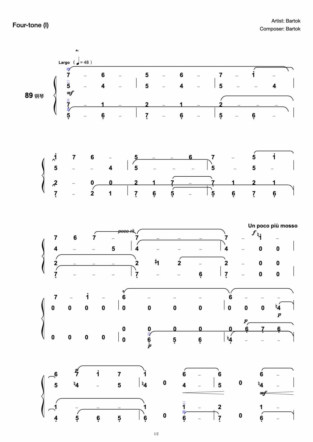 Four-tone (I) preview