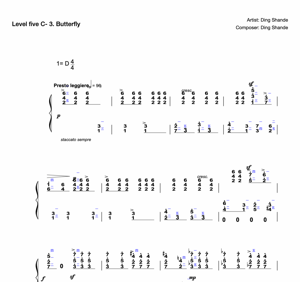 Level five C- 3. Butterfly preview