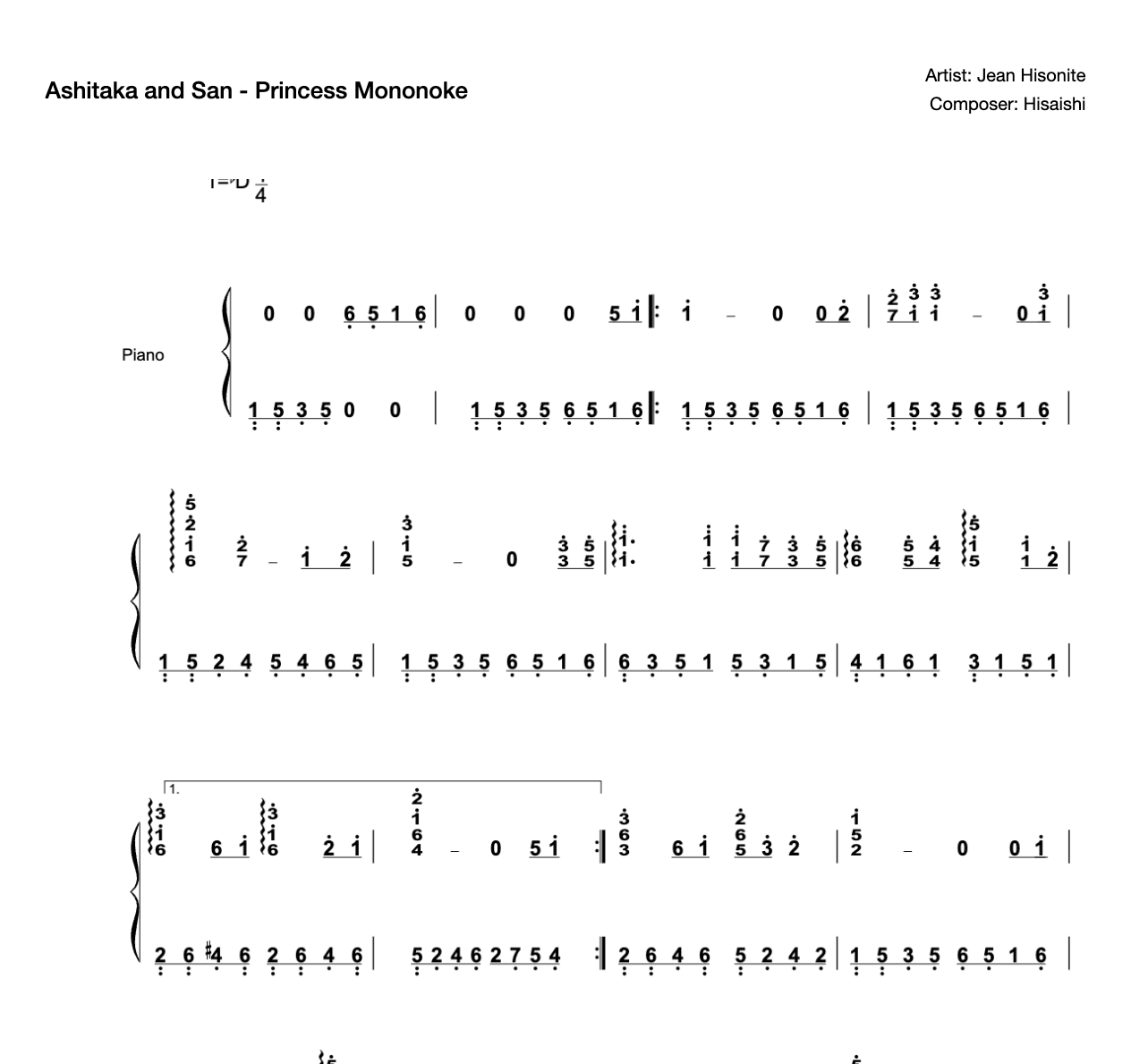 Ashitaka and San - Princess Mononoke preview