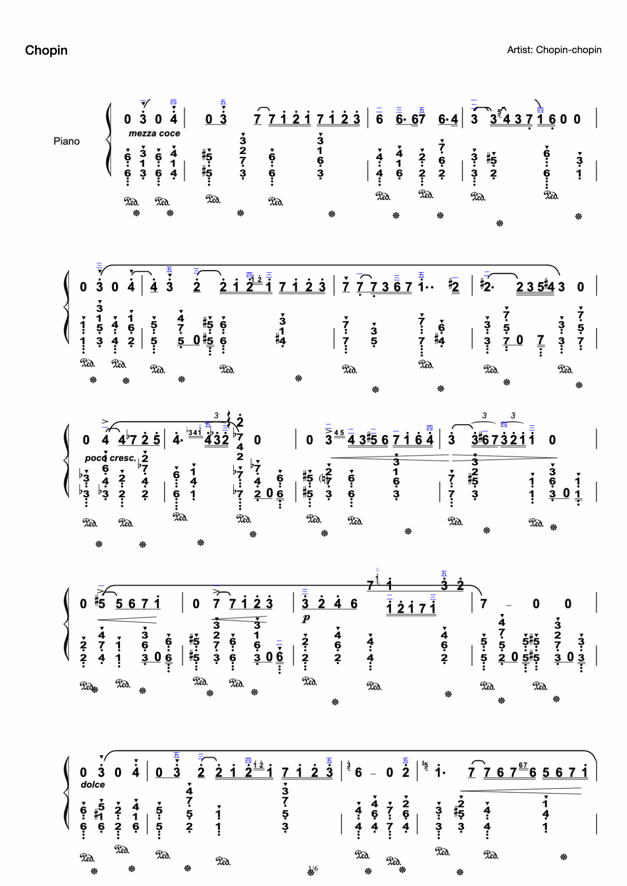 Chopin Nocturne Nocturne in 13-c minor (OP.48-1) preview