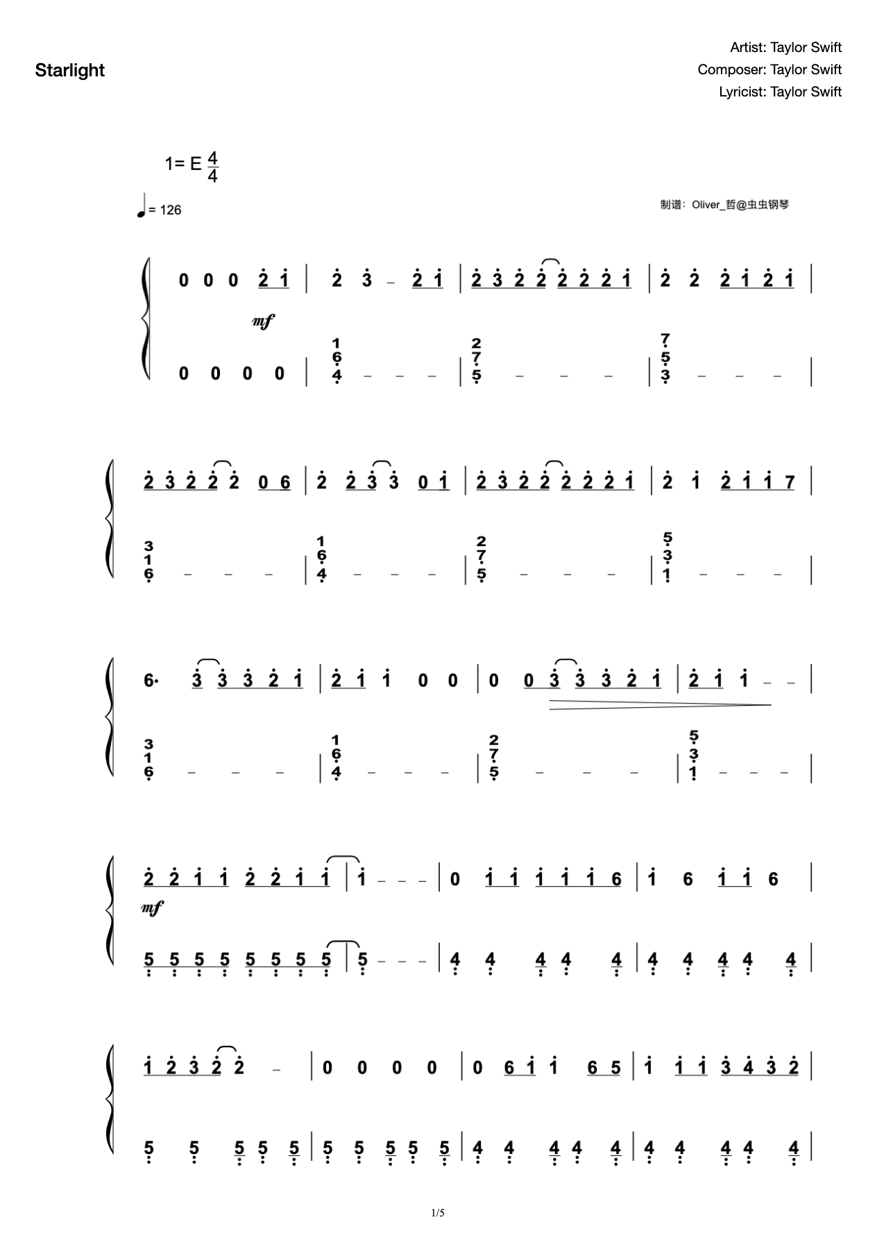 Starlight Original Tune Refining Simple Taylor Swift Mold preview