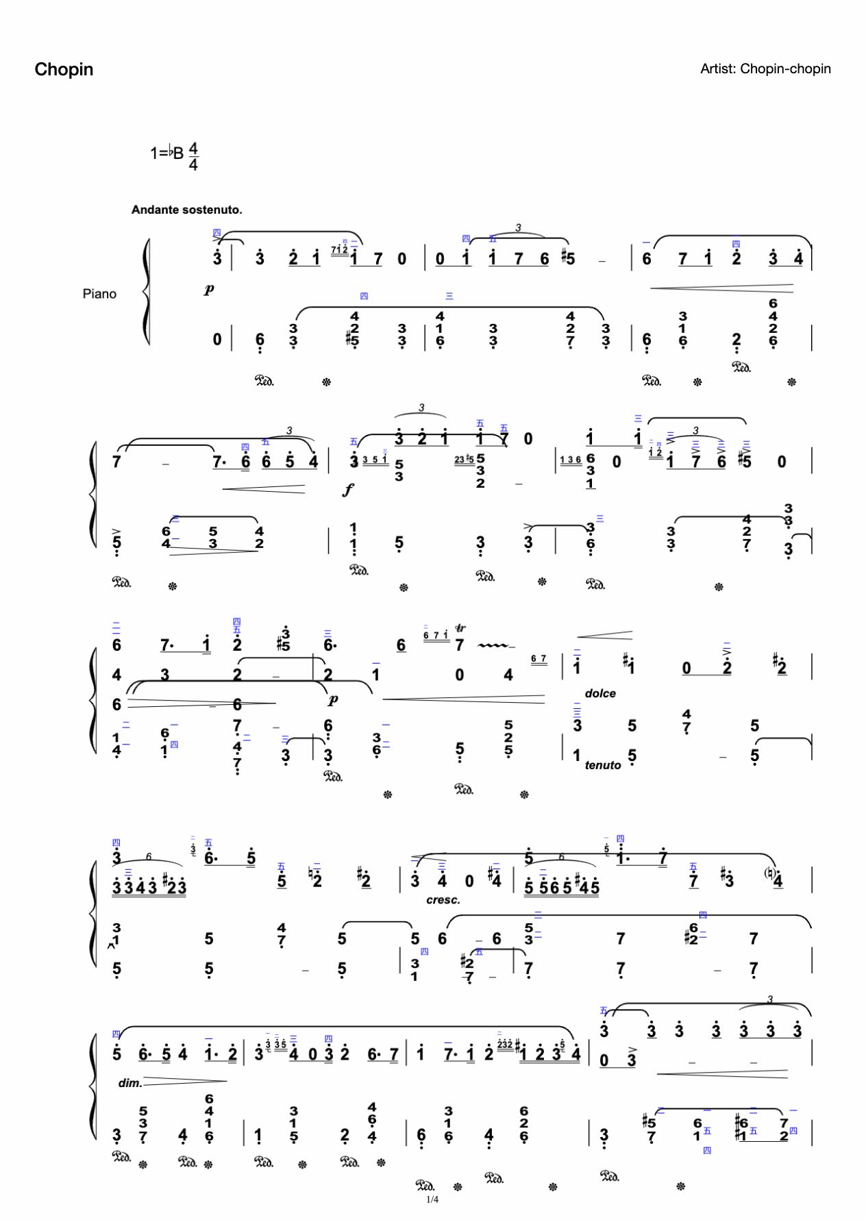 Chopin Nocturne Nocturne in 11-G minor (OP.37-1) preview