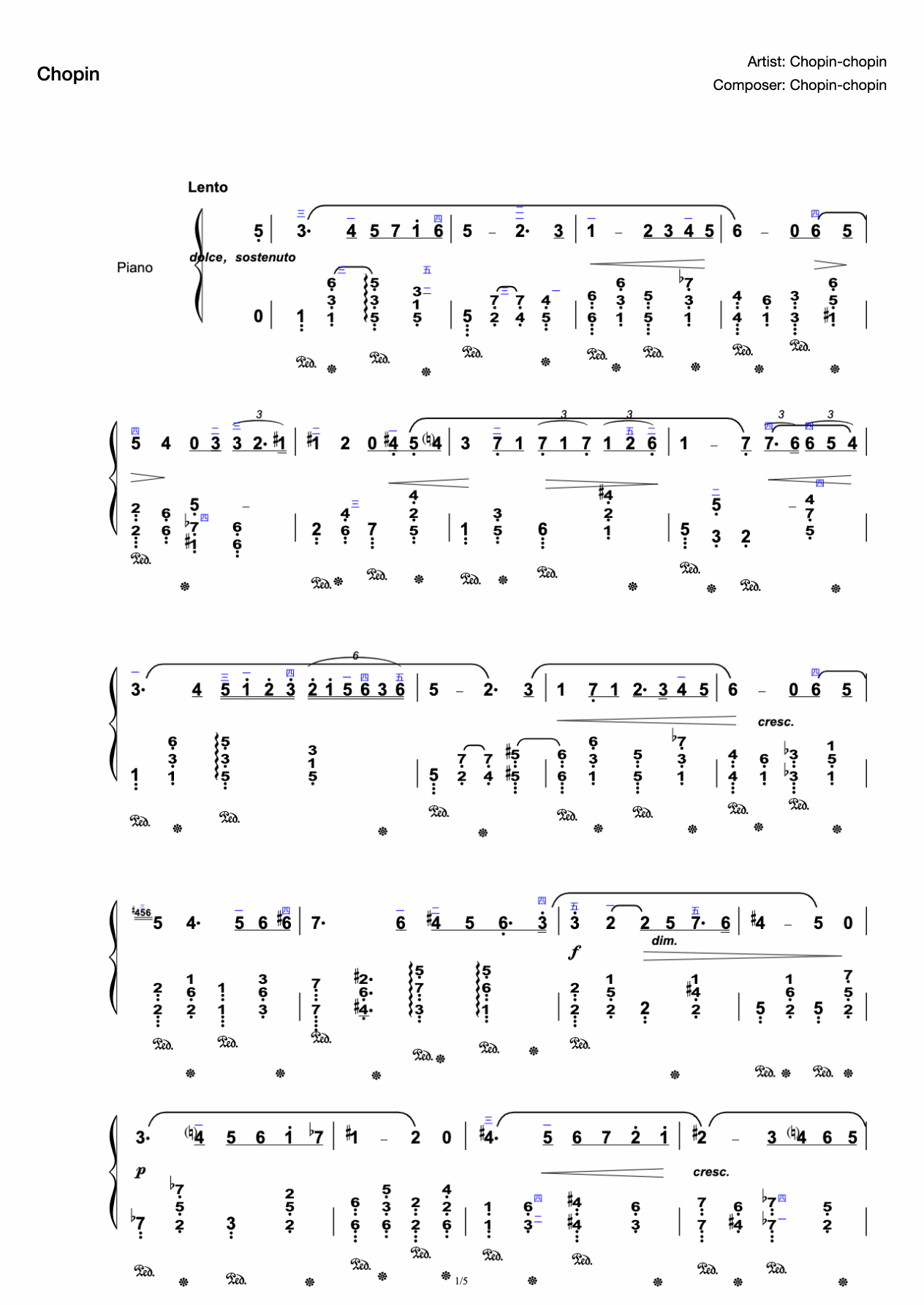 Chopin Nocturne 18-Nocturne in E-major (OP.62-2) preview